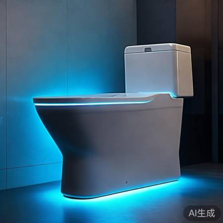 智能马桶灯闪,时尚科技