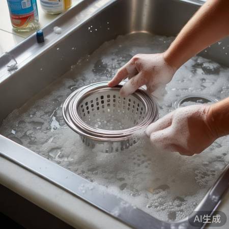 清洗过滤网，消毒晾干