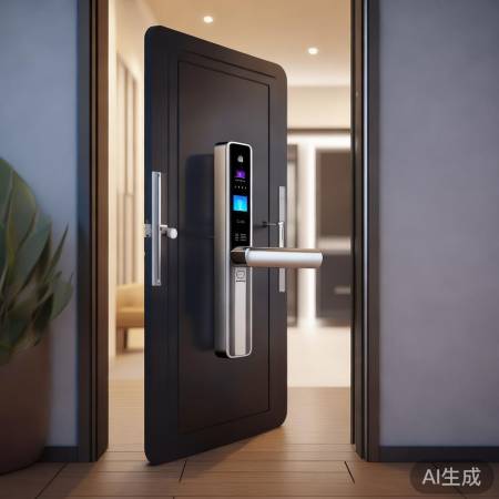 “济南锁厂，指纹解锁，便捷生活