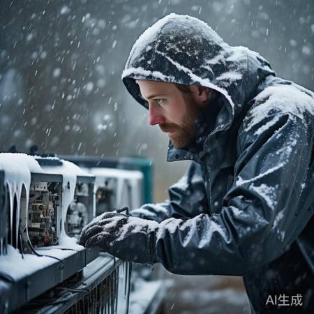 室外设备需防冻裂