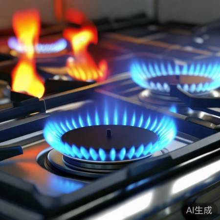 燃气灶火焰变色原因