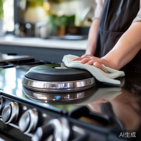 灶眼清洁，干爽愉悦烹饪