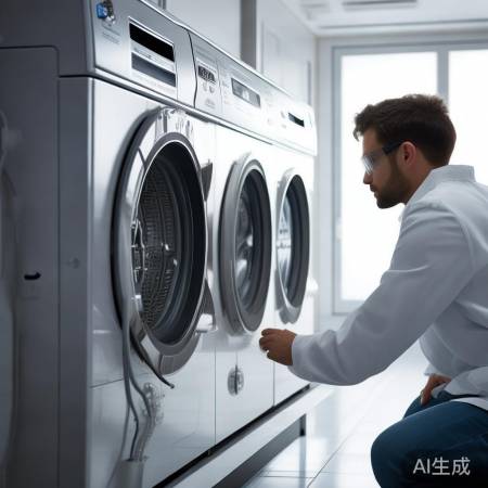 检查洗衣机,确保无漏水