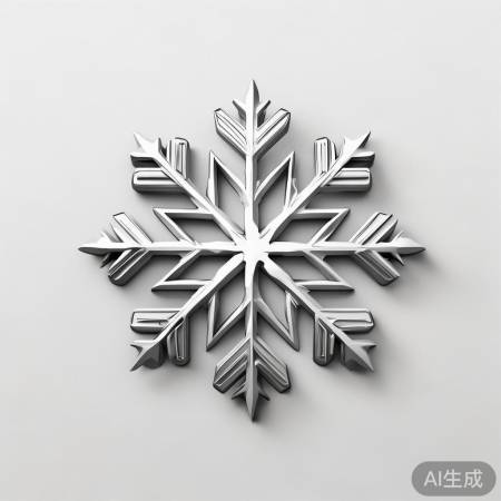 雪花标志简约大气