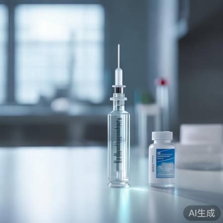 准备注射器和冷冻液