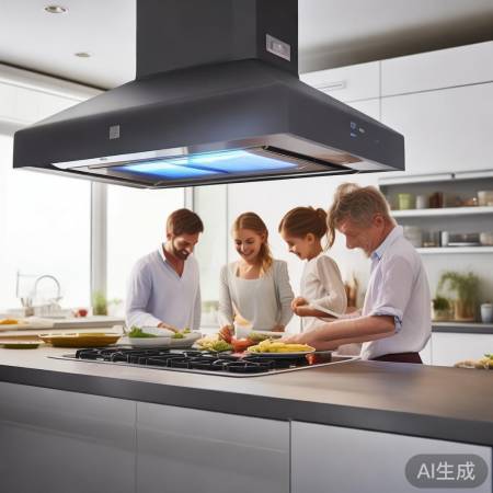 吸油烟机过滤系统，厨房自然清新