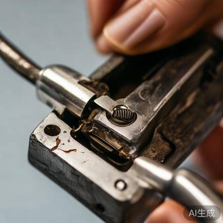 检查锁舌，调整弹簧