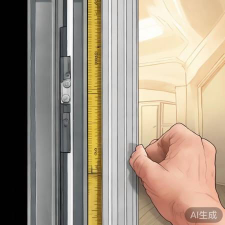 防盗门尺寸量门框宽