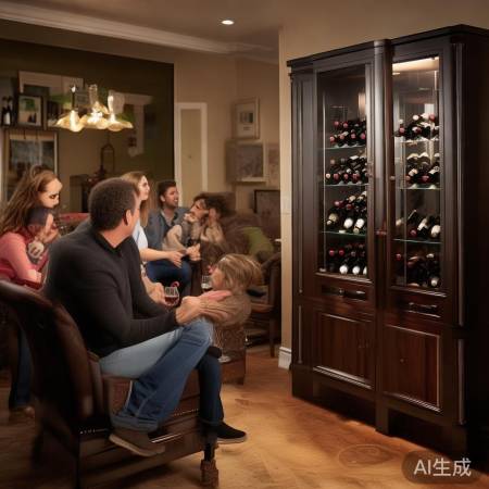 红酒柜摆放,生活艺术享受
