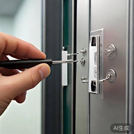 插卡并拧紧螺丝