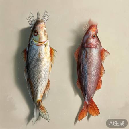 新鲜鱼身紧实弹性