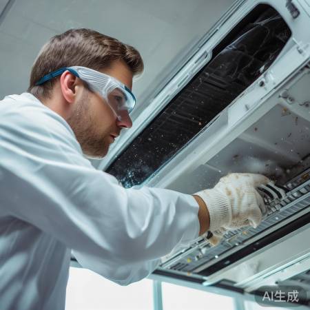 清洁进风口，畅通通风