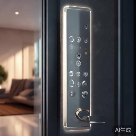 小米智能锁尺寸小巧，居家安防好选择