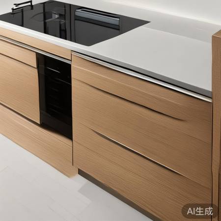 “厨房装修，颜色款式匹配”