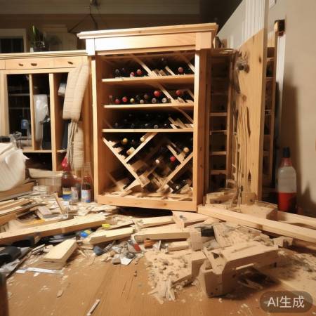 酒柜红酒架拆除指南